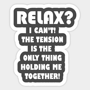 Relax Sticker